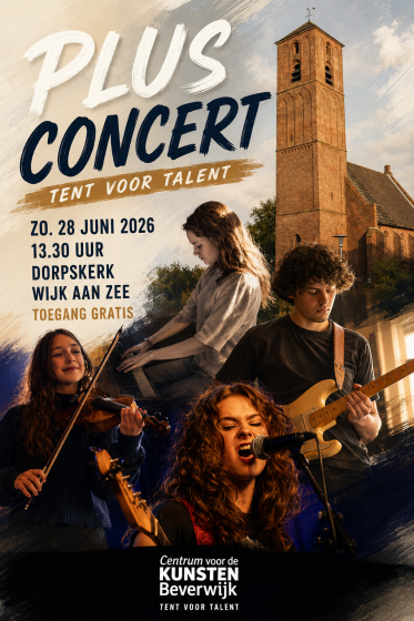 Plusconcert Dorpskerk Wijk aan Zee, zo. 28 juni 2026 13.30 uur